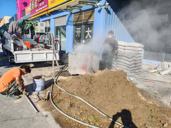 沙依巴克顶管注浆加固